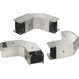 Hoffman CT66EFCNT90SS, 90 Degree Elbow Front Cover - No Tabs, SS