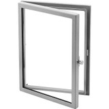 Hoffman APWK2020H, Hinged Window Kit, 18.28x18.28, 20.00x20.00x1.49, Steel/Gray