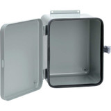 Hoffman A1086Dl, J Box, Hinged Cover, Contoured, Type 12, 10.00X8.00X6.00, Steel/Gray Hoffman A1086Dl, J Box, Hinged Cover, Contoured, Type 12, 10.00X8.00X6.00, Steel/Gray