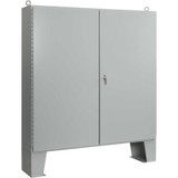 Hoffman A726016ULP, 2 Door W/Floor Stands, Type 12 Encl, 72.06X60.06X16.06, Steel/Paint