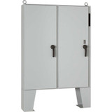 Hoffman A72CPX7218LPFTCG, 2 Door W/Floor Stands Disc. Encl, 72.12X72.50X18.12, Gray
