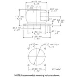 Hoffman A727224FSDADG, Free Stand, Single/Dual Access, 72.06X72.06X24.06, Steel/Gray