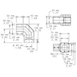 Hoffman A723624FSG, Free-Stand, Single/Dual Access, Type 12, 72.06X36.06X24.06, Steel/Gray