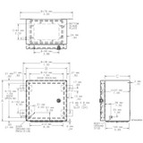 Hoffman PBS66, Bases For Sloped Top, Fits 600X600Mm, Steel/Ltgray Hoffman PBS66, Bases For Sloped Top, Fits 600X600Mm, Steel/Ltgray