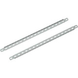 Hoffman PWMR8 Wire Management Rail, Fits 800mm deep, Steel/Plated
