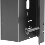 Hoffman PVCM207 Vert Cable Mgr, Fits 2000x700mm, Steel/Black