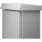 Hoffman ESSH9030 Solar Shield Top, COMLINE, Fits 900x300mm, Alum/Gray