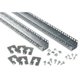 Hoffman PRA197TH Rack Angles,19 in.Thru-Hole(2), Fits 700mm, Steel/zinc