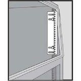 Hoffman PRA7TH, Rack Angles, 7U Fits Proline, Fits Front a back of 400-mm-high HMI