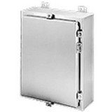 Hoffman A24H2412SS6LP, Continuous Hinge W/Clamps, Type 4X, 24.00x24.00x12.00in, SS Type 316L
