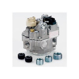 Gas Valve-3/4" Inlet, Straight-Thru Side Outlets, 3.5" W.C.Nat.Gas, 240,000 Cap.