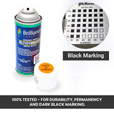 Pack of 4 - BLI101-12 Oz - Aerosol Black Laser Ink for Metals Marking - CO2 Laser - Fiber Laser - YAG, 100% Satisfaction Guarantee, Durable, Permanent, High Contrast, Brilliance Laser Inks