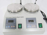 HJ-2A 2 Units Heads Thermostatic Magnetic Stirrer Hotplate Mixer Agitator (220V)