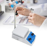 110V Magnetic Stirrer, Metal SH-2 Constant Stirring Machine with Adjustable Mixing Speed and Heating Power(US Plug 110V)