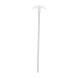 SDENSHI PTFE Stirring Rod, Overhead Stirrer Mixer Shaft Paddle for Flask 25055 Mm