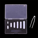 INTLLAB 7pcs/Pack Mixed Size PTFE Magnetic Stirrer Mixer Stir Bars Type-B Set