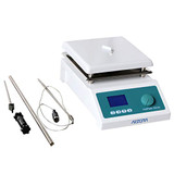 CERAMIC MAGNETIC STIRRER WITH HOTPLATE W/LCD DISPLAY, 5000ML, 2000RPM