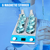 6r-90W Magnetic Stirrer Digital Display Lab Mixer 0-1500 RPM Adjustable with Timing Function