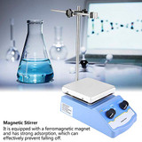 Magnetic Stirrer, HS-12 Lab Magnetic Mixer Stirring Heating Laboratory Spinner Hotplate Professional Equipment 100-240V(US Plug)