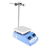 Magnetic Stirrer Plate Mixer,HS-12 Magnetic Stirrer Stirring Heating Laboratory Professional Equipment (US Plug)