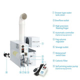 Free shipment ultrasonic atomization Air Disinfector with CE