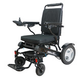 Anti theft physical therapy equipments lightweight folding electric wheelchair elderly wheelchair with battery lock