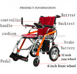2019 Electric wheelchair for special persons with folding and easy carrying
