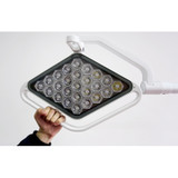 25pcs LED bulb 80000Lux Illuminance 2 step color temperature adjust headlamp 450mm hospital equipments led ot light