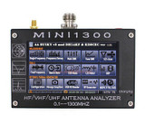 4.3 Lcd 0.1-1300Mhz Hf/Vhf/Uhf Ant Swr Antenna Analyzer Meter Tester Mini1300