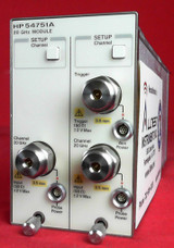 Used HP-Agilent-Keysight 54751A Dual CH 20GHz Digitizing Oscilloscope Plug-In - Product Image