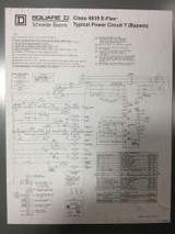 SQUARE D E-FLEX 8839EFD 10 HP 208 VOLT NEMA 1 VARIABLE TORQUE FREQ DRIVE *NEW*