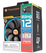 Thermaltake Cl-F042-Pl12Sw-B Riing 12 Rgb (Rgb Led) 120Mmx25Mm Fan (3 Fan Pack)