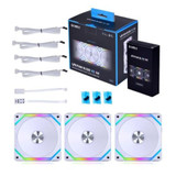 Lian Li Uni Fan Sl V2 Sl120 120Mm Sl120V2-3W Triple Pack White X3