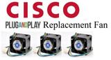 3X New Plug-N-Play Replacement Fans For Cisco Asa 5525-X Satisfaction Guaranteed