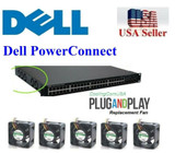 Pack 5X Replacement Fans For Dell Powerconnect 6224P Best Home Networking