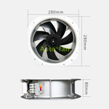 1Pcs New Fj28081Mab Axial Flow Fan 115V 28028080Mm