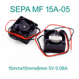 100Pcs Sepa Mf15A-05 15X15X8Mm 1508 Dc 5V 0.08A Precision Mini Dc Cooling Fan