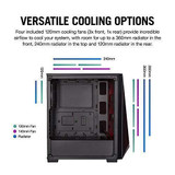 Corsair Carbide Series Spec-Delta Rgb Mid-Tower Atx Gaming Case, Tempered Glass