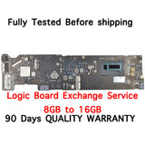 Exchange Macbook Air" A1466 2015 2017 I7/I5 8Gb To 16Gb Logic Board 820-00165-A