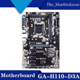 For Gigabyte Ga-H110-D3A Motherboard Cpu I3 I5 I7 Lga1151 Intel Ddr4 Vga Usb 3.0