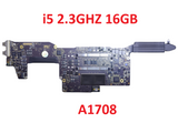 Macbook Pro 13" A1708 Mpxq2Ll/A 2017 I5-7360U 2.3Ghz 16Gb Logic Board 661-07572
