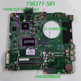736377-501/001/601 For Hp 15-N Series 740M/2Gb With I5-4200U Laptop Motherboard