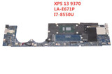 Cn-0Ypvjw For Dell Laptop Xps 13 9370 With I5-8250 Cpu La-E671P Motherboard