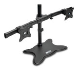 Tripp Lite Black 13' 27' Flat Screen Ddr1327Sdd Dual Monitor Stand Swivel & Tilt