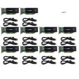 Nvidia Quadro K1200 4Gb Gddr5 Pci-E Bracket Video Card W/Cables Lot (10) E4207