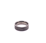 Men'S Titanium And Meteorite Engagement Ring Band Size 10.5