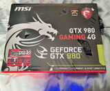 Msi Gtx 980 Gaming 4G Graphics Video Card Twin Frozr