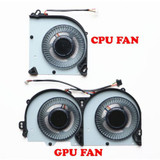 Cpu Gpu Fan For Clevo P950 P960 P970 Series Bs5205Hs-U3Z 4Pin P950En P970Rf New