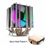 Cpu Rgb Led Cooler Fan Heatsink 90Mm Tower Tube Intel Amd  Heat Pipe Radiator