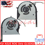 For Asus Rog Strix Gl503Ge Gl703Ge Px503Ge Dc12V 1A 4-Pins Cpu & Gpu Cooling Fan